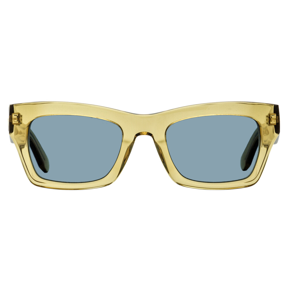 Ferragamo Bold Rectangular Sunglasses SF996SCP 690 Champagne 51mm - Picture 2 of 2